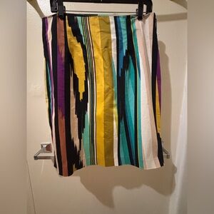 Worthington Multicolor Striped Pencil Skirt